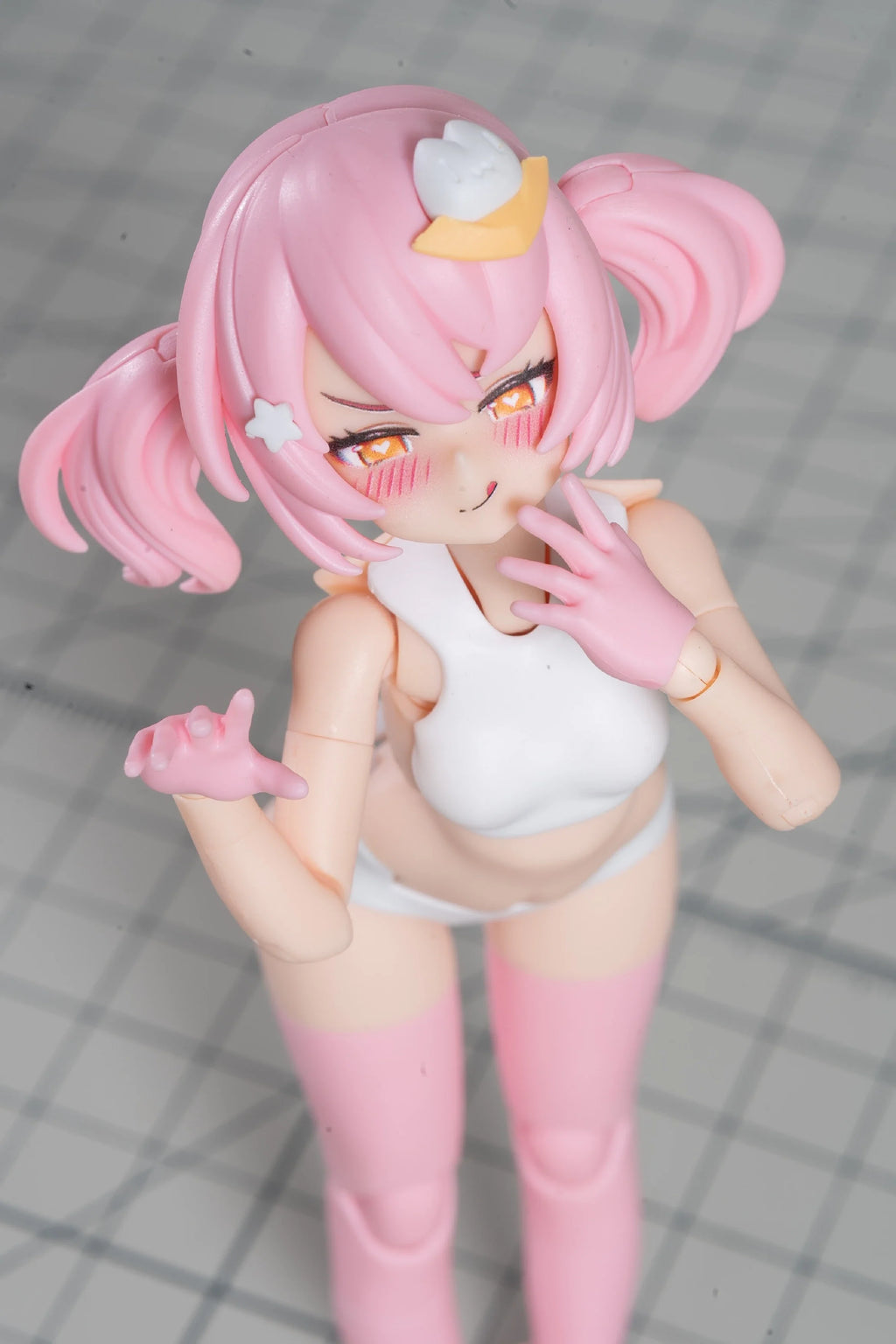 [No Figure] Kotobukiya PUNI Series PUNIMOFU 1/12 Pretty Girl Face Sculpture Accessories For 6inch Action Figure Model For DIY ﻿