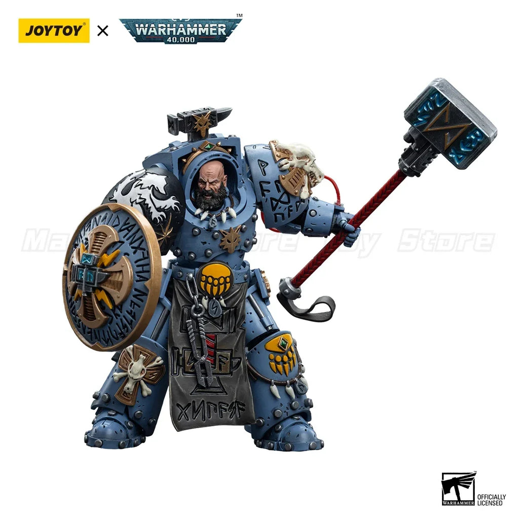 【MT】JOYTOY Warhammer 40K Space Wolves Arjac Rockfist Model Toy Gift 1/18 Action Figure