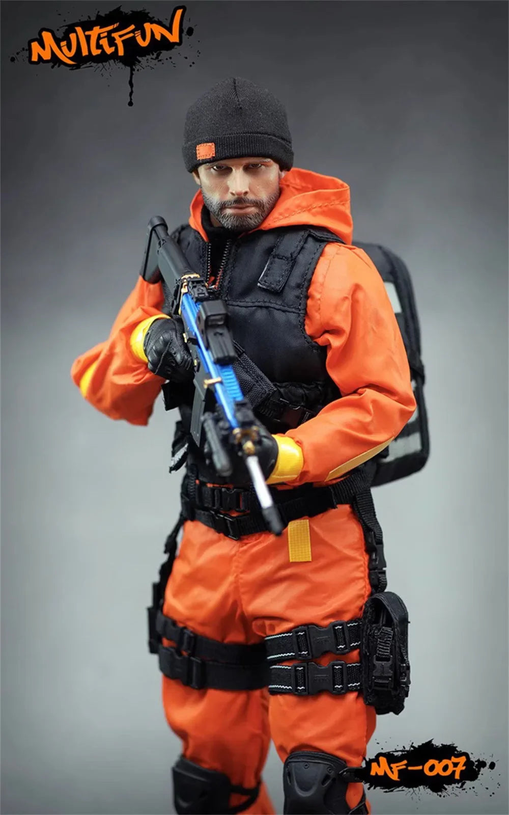 1/6 MULTIFUN MF007 Man Zone Agents Das Spezialbereich-Anzug-Waffen-Set Spielzeug Modell Ohne Kopf Ohne Körper für 12" DAM DID COO Actionfiguren