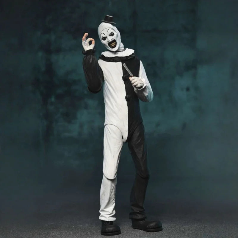 Neca Toys Terrifier Ultimate Art the Clown 17cm Action Figure Collectible Doll Decoration Gift for Fans And Collectors