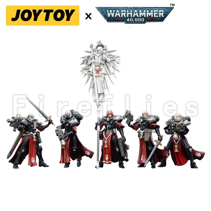 1/18 JOYTOY Action Figure (5PCS/SET) 40K Battle Sisters Re-issue Version Anime Model Toy