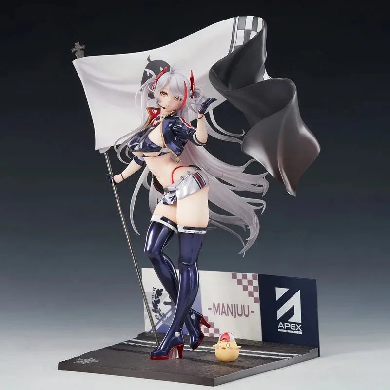 APEX Original:Azur Lane Prinz Eugen RACE QUEEN 18cm PVC Action Figure Anime Figure Model Toys Figure Collection Doll Gift