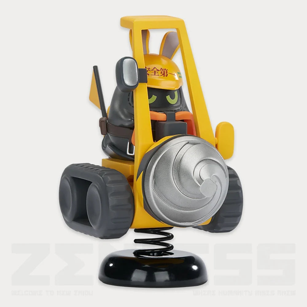IN Stock Original  APEX-TOYS Zenless Zone Zero Safety Q-Version Happy Shake Decoration Action Figure 10Cm Collectible Model Gift