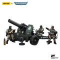 JOYTOY Warhammer 40000/40k Astra Militarum Artillerie-Team mit Bombast-Feldgeschütz Actionfigur Modell Geschenk Dekoration