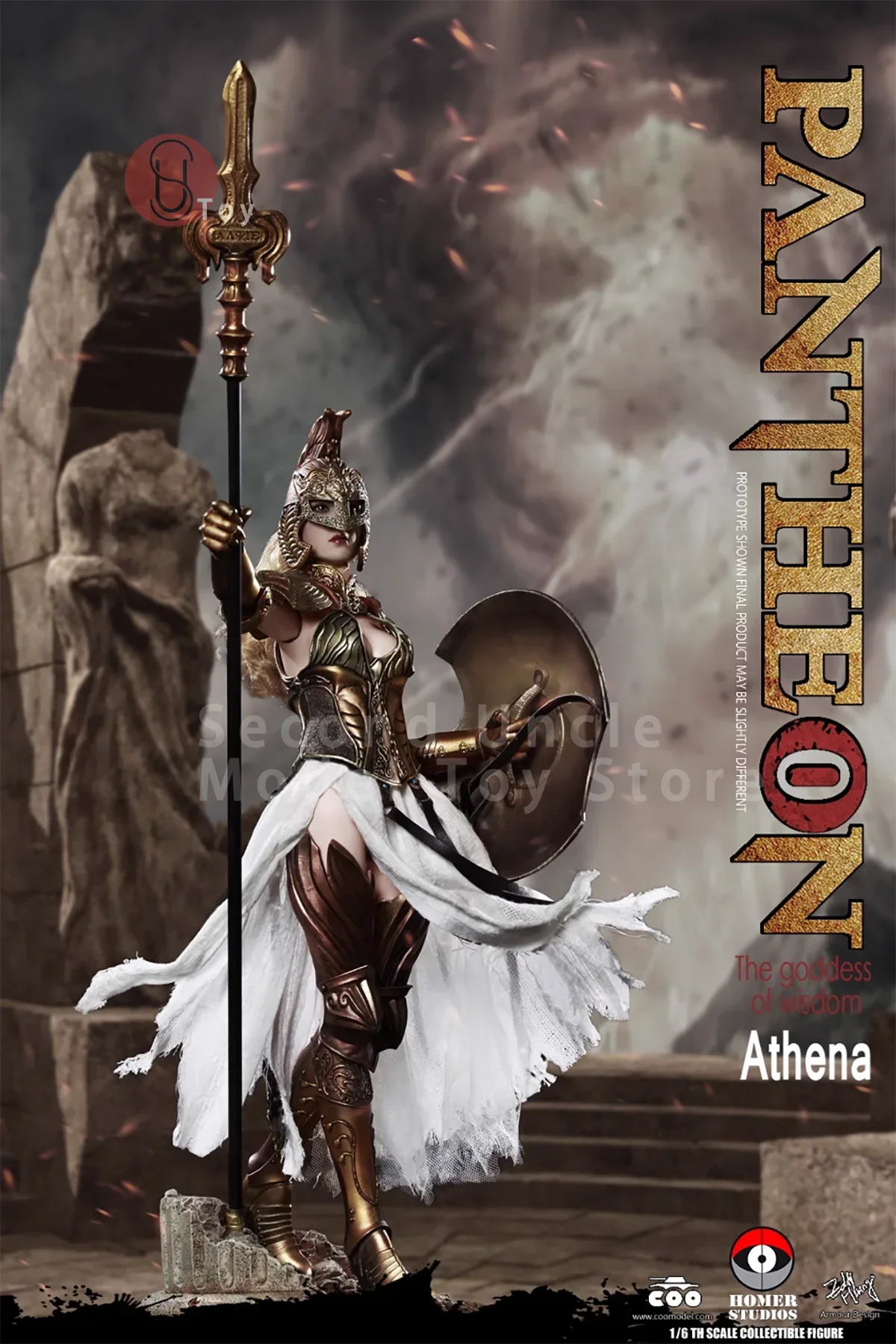 COOMODEL HS001 HS002 1/6 The Goddess Wisdom Athena Ghostdom Hades Platform Bracket Full Set Action Figure Collectible Toys