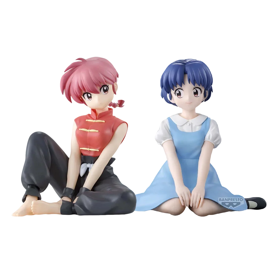 In Stock Original BANDAINAMCO BANPRESTO Ranma 1/2 Relax Time Shampoo Tendou Akane Ranma PVC Figure Model Collector Birthday Gift