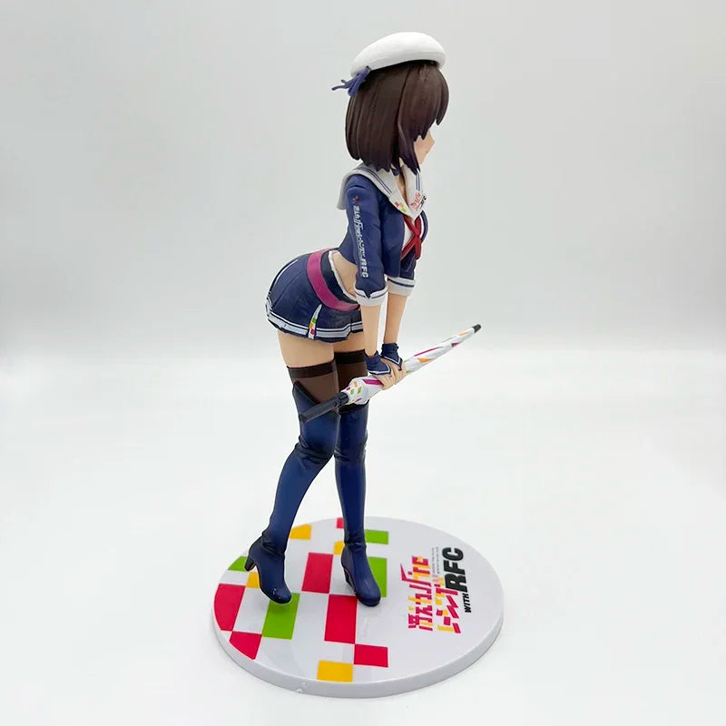22cm Megumi Kato Racing Sexy Anime Figure Saekano How to Raise a Boring Girlfriend Fine Action Figure Megumi Kato Figurine Toys