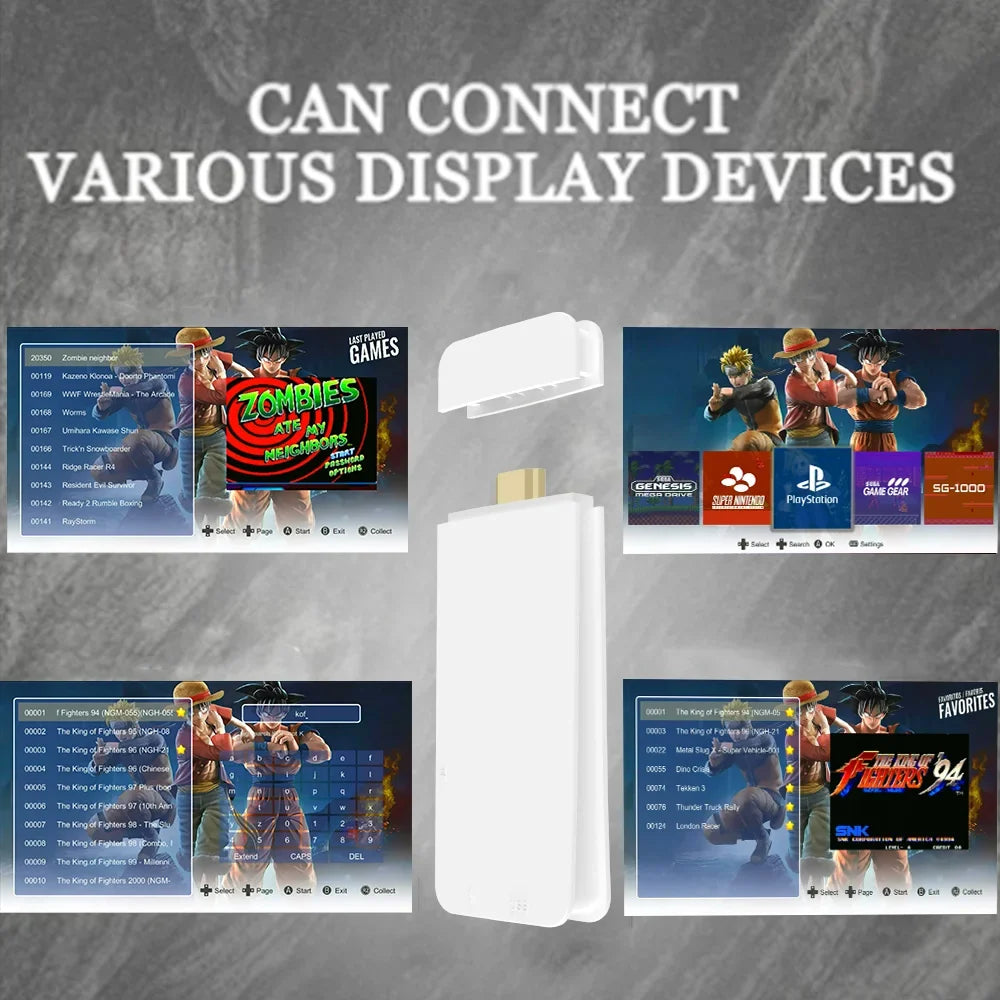 M15 Ultra Family Game Night Stick 64G/128G, 50K+ Games & 2.4G Dual Wireless SharePlay, Handheld Party Pack HD TV Ready