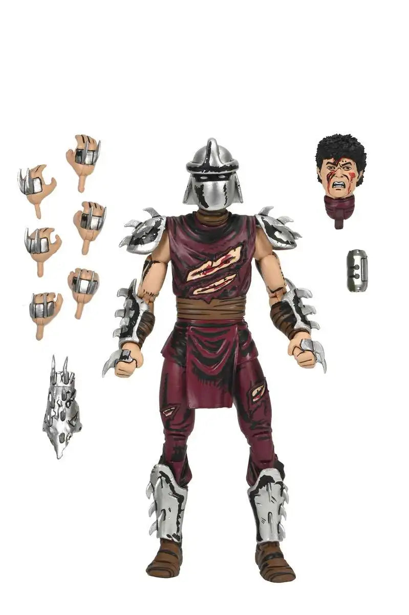 NECA 54543 Teenage Mutant Ninja Turtles Action Figure Battle Damaged Shredder 18 cm Collection Original Doll Gift TMNT Toys