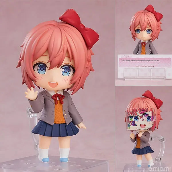 Monika White Dress Anime Girl Figure Pop Up Parade Literature Club! Sayori Action Figure Natsuki/Yuri Figurine Model Doll Toys