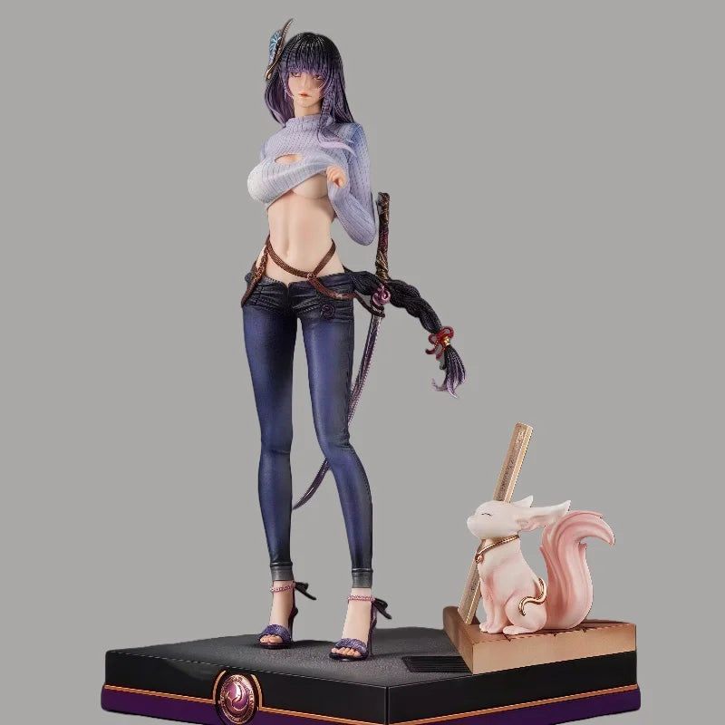 Fa Thunder General Sexy Daily Dress Thunder Silence Resin Head Carving Handmade Fashion Collection Model Ornament Gift
