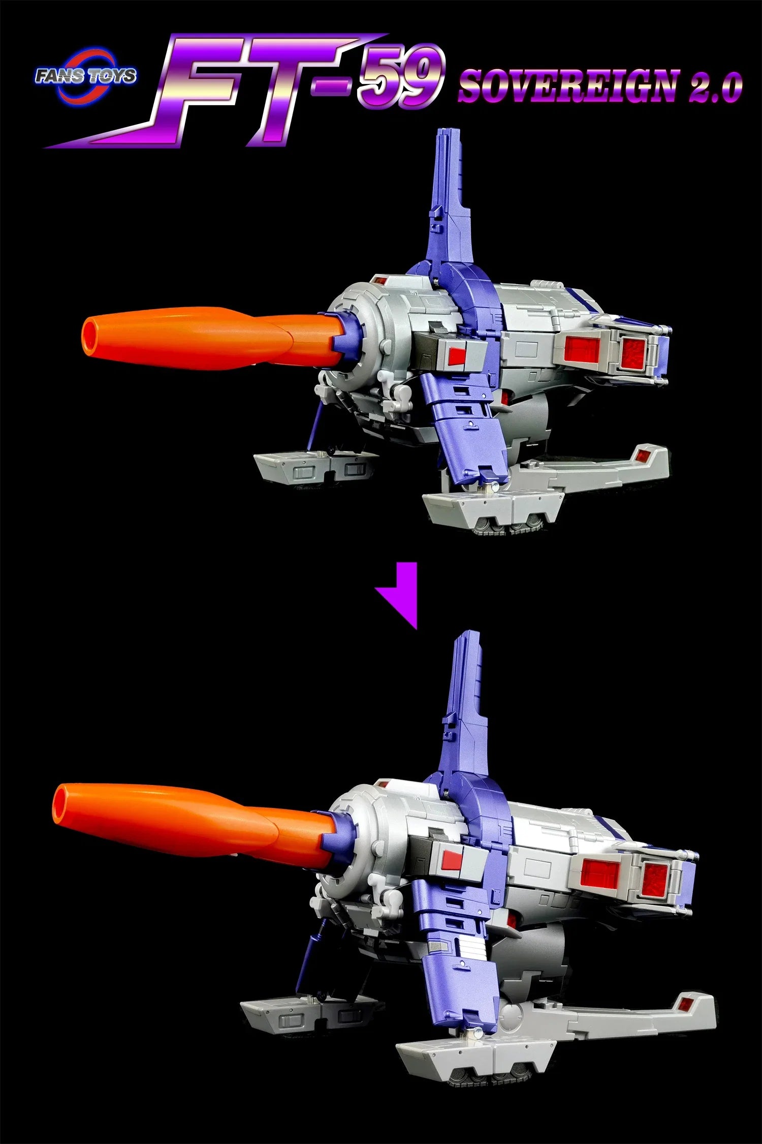 【IN STOCK 】Transformation FansToys FT-59 FT59 2.0 VER Galvatron SOVEREIGN Collectible Model Decoration
