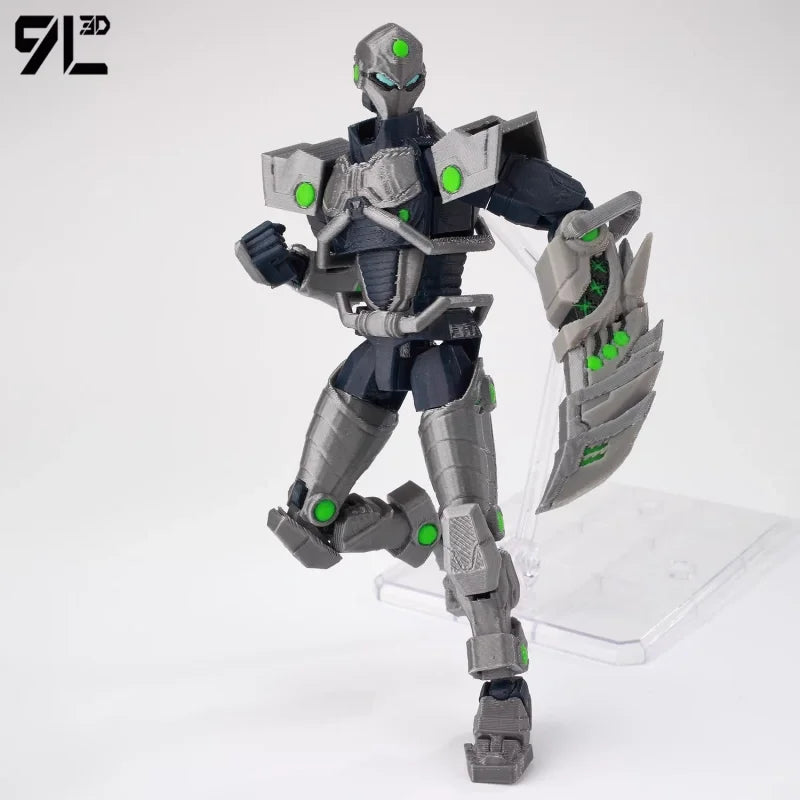 9L 3D Unbesiegbarer Omni-Man Titan Actionfigur - Bewegliche Sammelfigur mit mehreren Gelenken für US-Comic-Fans zum Ausstellen
