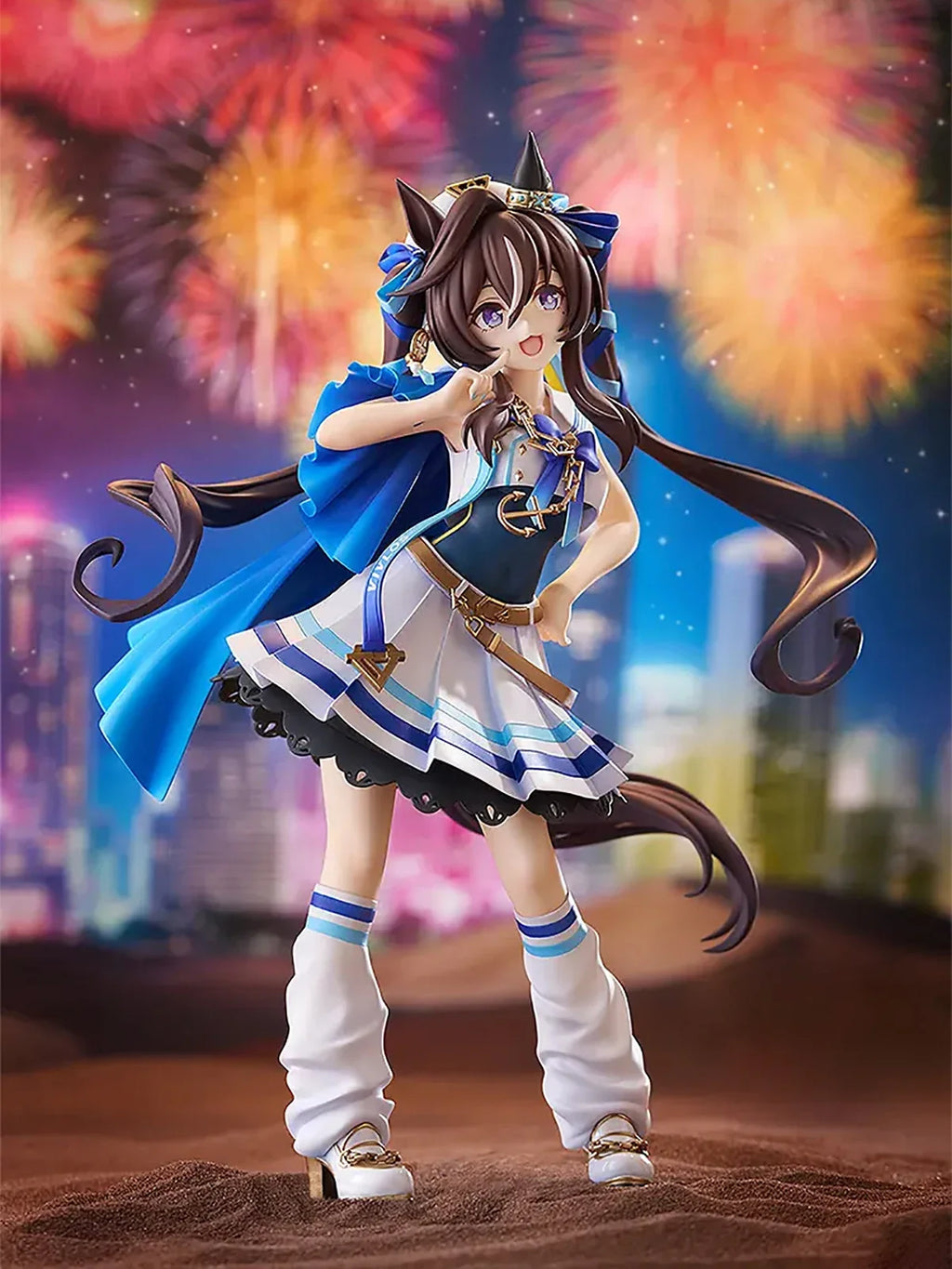 Original Genuine Good Smile Company Prepainted Umamusume: Pretty Derby Vivlos 1/7 H=235mm Anime Figure Collection Decoration