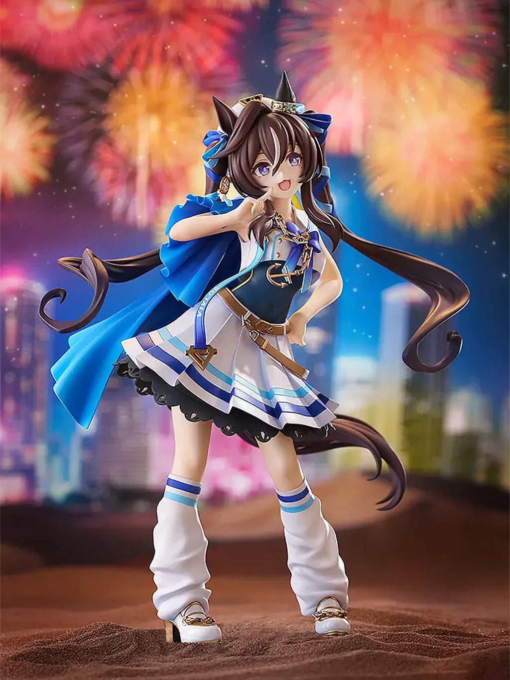 Original Genuine Good Smile Company Prepainted Umamusume: Pretty Derby Vivlos 1/7 H=235mm Anime Figure Collection Decoration