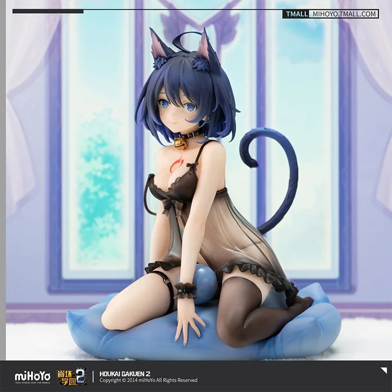 In Stock AniGame Xier Swaying Cat Tail Figure Bengfai Academy 2 Figures Actual Doll Collection Gifts