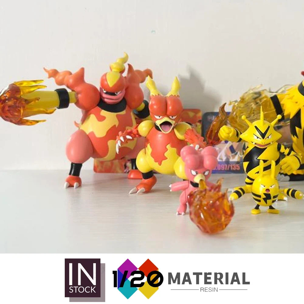 [In Stock]1/20 Resin Scale World [UU] - Magmar & Magby & Magmortar [Split RE-MENT]