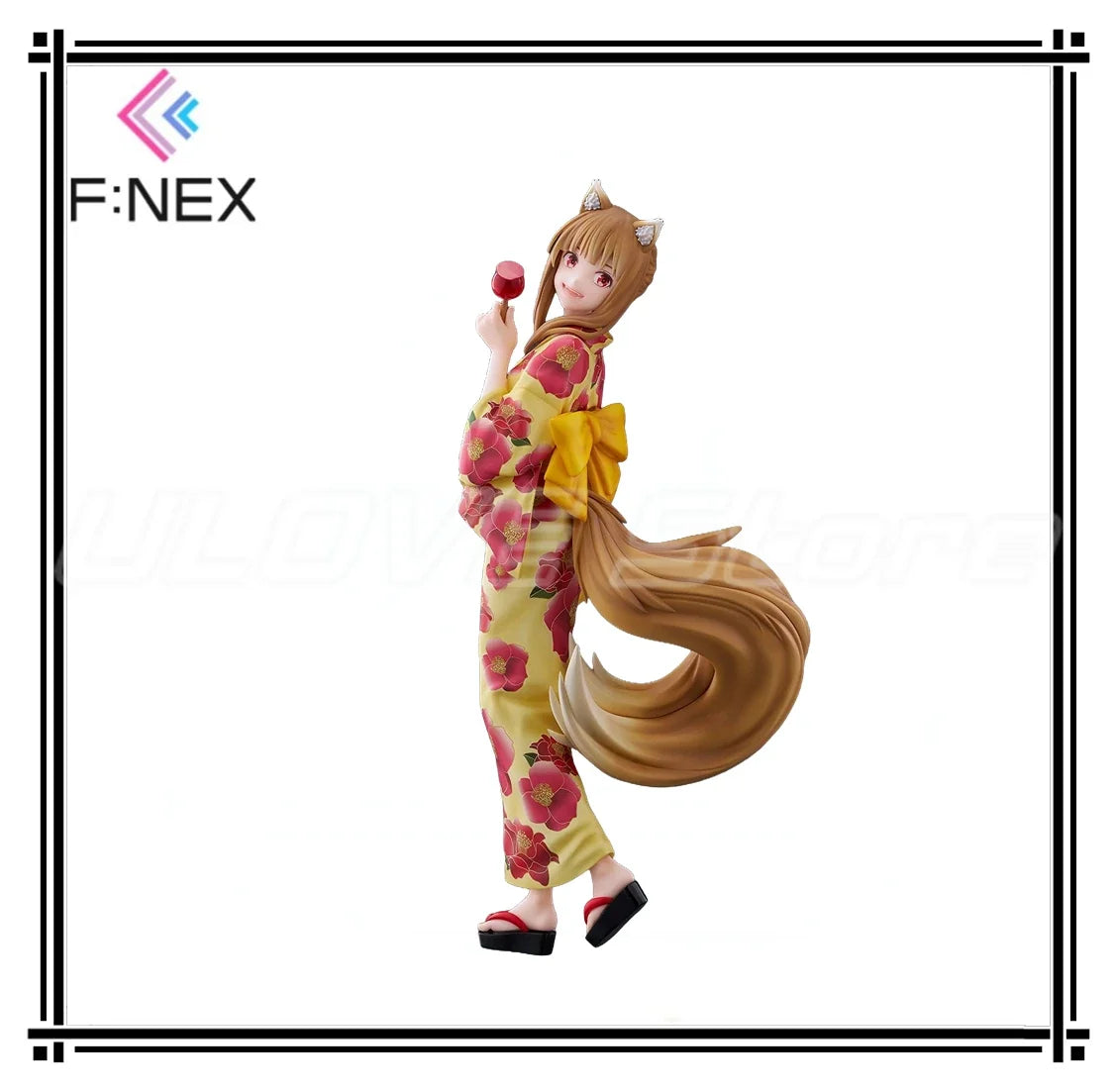 Original F:NEX MERCHANT MEETS THE WISE WOLF Holo 1/7 Animation Figure Model Collection Gift Toys