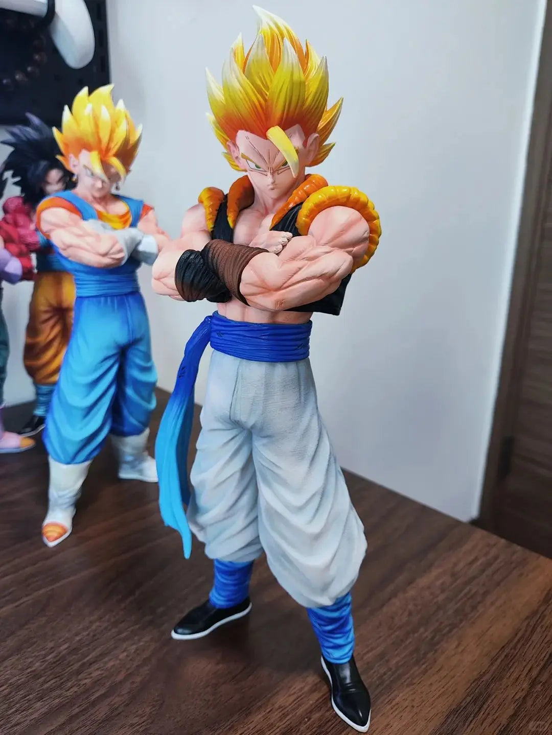 Dragon Ball Z JT Studio Gogeta & Vegito 30cm Articulated Figure Fully Painted Resin Collectible Statue, Posable Anime Model Gift