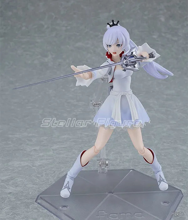 【SF】In Stock Original Max Factory Figma599 RWBY Weiss Schnee Figures Model Anime Collection