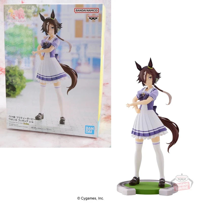 Fast Shipping Bandai Anime Pretty Derby BANPRESTO Special Week Rice Shower Silence Suzuka Tokai Teio Original Model Toys Figure