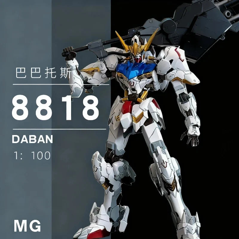 Daban 8818 MG 1/100 Hirm-Style Barbatos Assembly Model Kit Action Figures Doll 4th 6th Form Transformation Plastic Toys Boy Gift