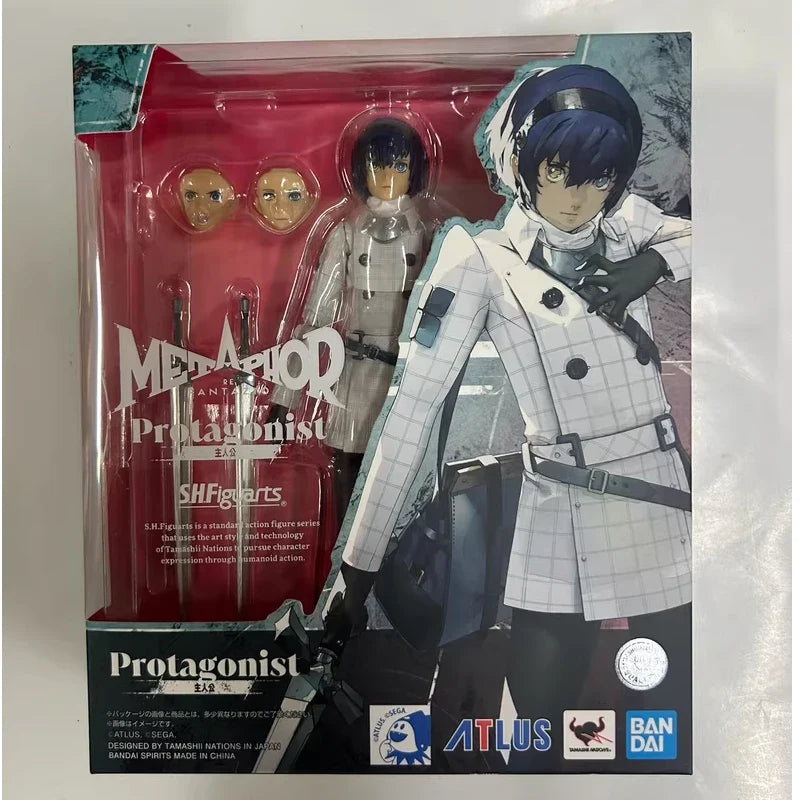 Bandai Genuine SHF PROTAGONIST METAPHOR Anime Action Figure Collectible Joint Mobility Model Toys Ornaments Gift Children Kid