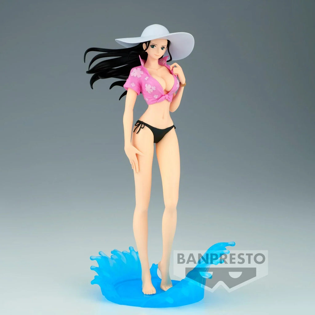 IN Stock Banpresto Original GLITTER&GLAMOURS SPLASH STYLE ONE PIECE NICO ROBIN Anime Kawaii Action Figure Collectible Model Toys