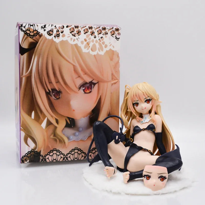 22cm Uzaki-chan wa Asobitai! Tsuki Uzaki Sexy Anime Girl Figure DreamTech Cow Pattern Bikini Action Figure Adult Model Toys Gift