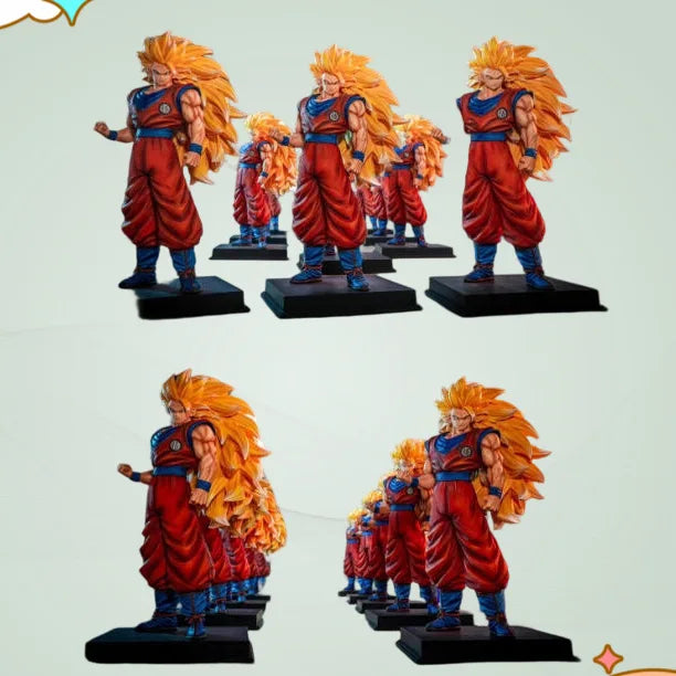 Dragon Ball Super Saiyan Goku GK Figure 2% Super Saiyan 3 Anime Statue Collectible Model Toy For Fans Gift