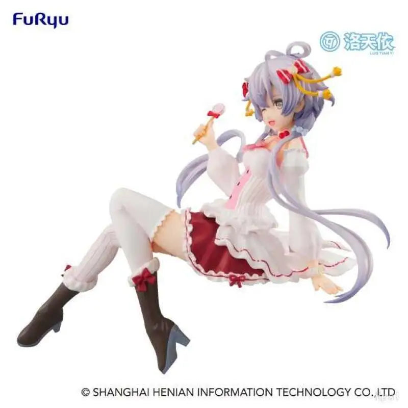 16cm Genuine FuRyu Luo Tianyi Candy lollipop Noodle Stopper Anime Action Figure Model Toys Gift for Birthday