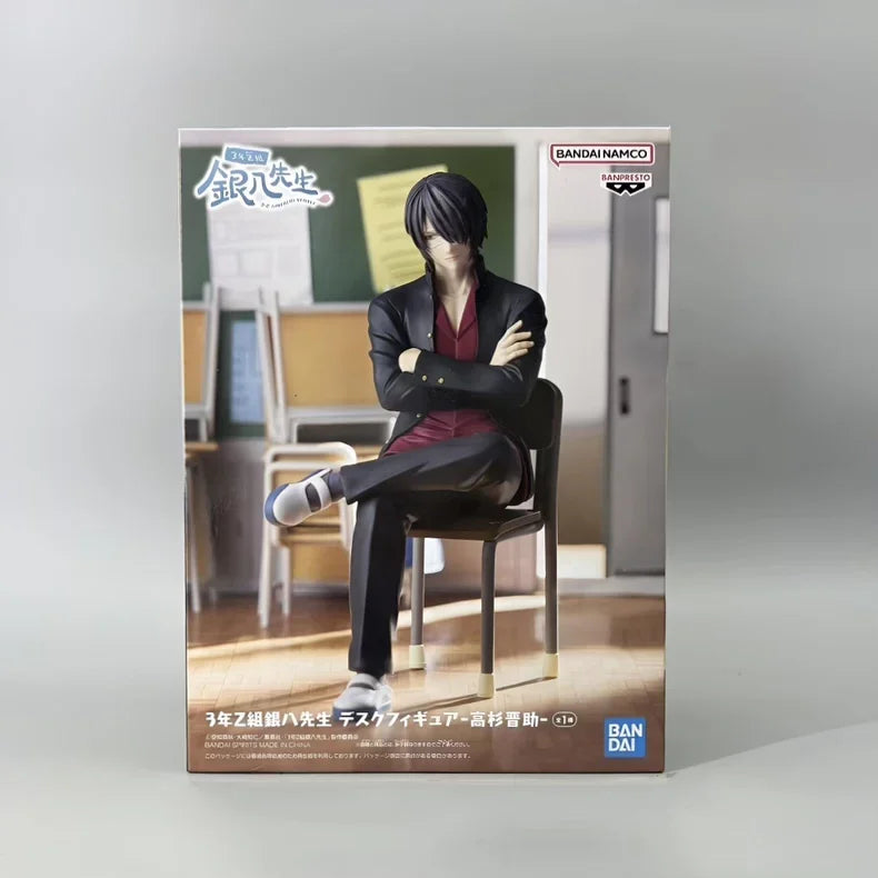 Bandai Original Banpresto Gintama Takasugi Shinsuke Action Figures Anime Figura Cartoon Doll Model Statue Kids Toys Juguete Gift