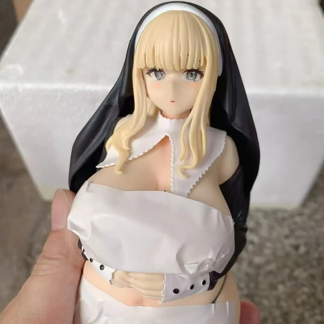 Bnzalacer Hentai Figure Fat Nun Ecchi Sexy Waifu Anime Girl Figure Collection For 18+ Gift