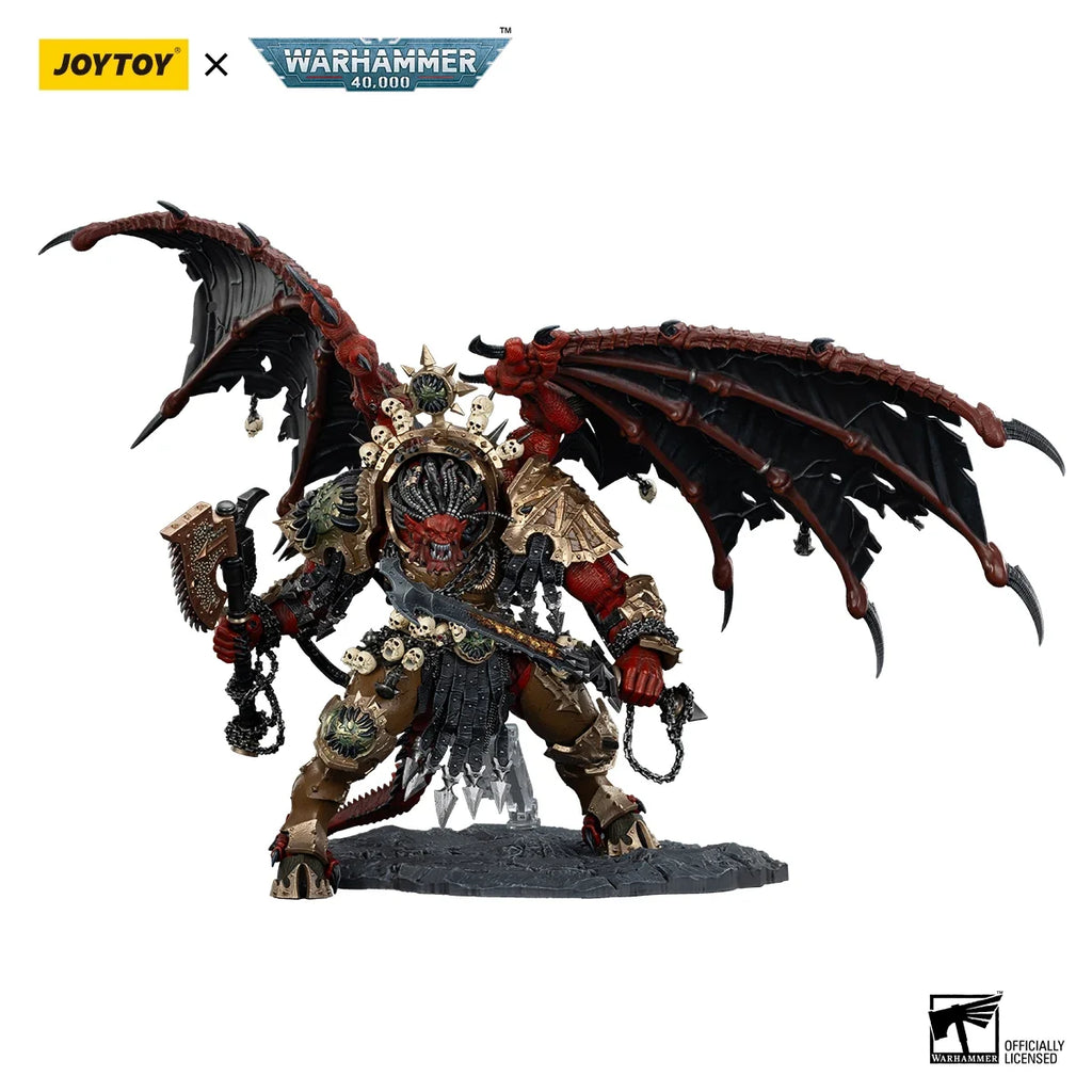 JOYTOY Warhammer 40K 1/18 World Eaters Angron Daemon Primarch of Khorne 38cm Action Figure Mini Soldier Model For Collection