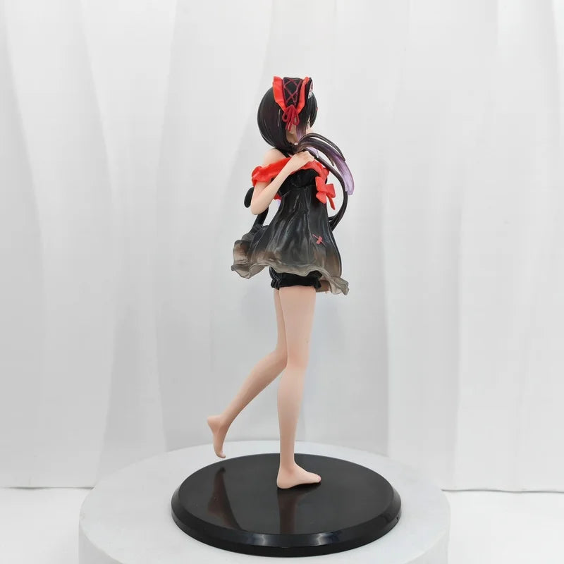 New Date A Live Handmade: Sazaki Crazy Three Pajamas Crazy Three Beautiful Girl Desktop Accessories Model Toy Gift