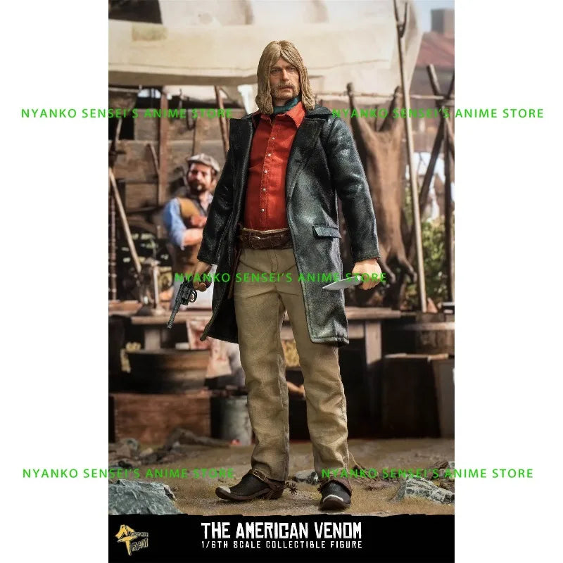 In Stock MTTOYS S014 Red Dead Redemption Micah Bell 1/6 Scale Action Figure Anime Models Toy Doll Gift Hobby Collectible