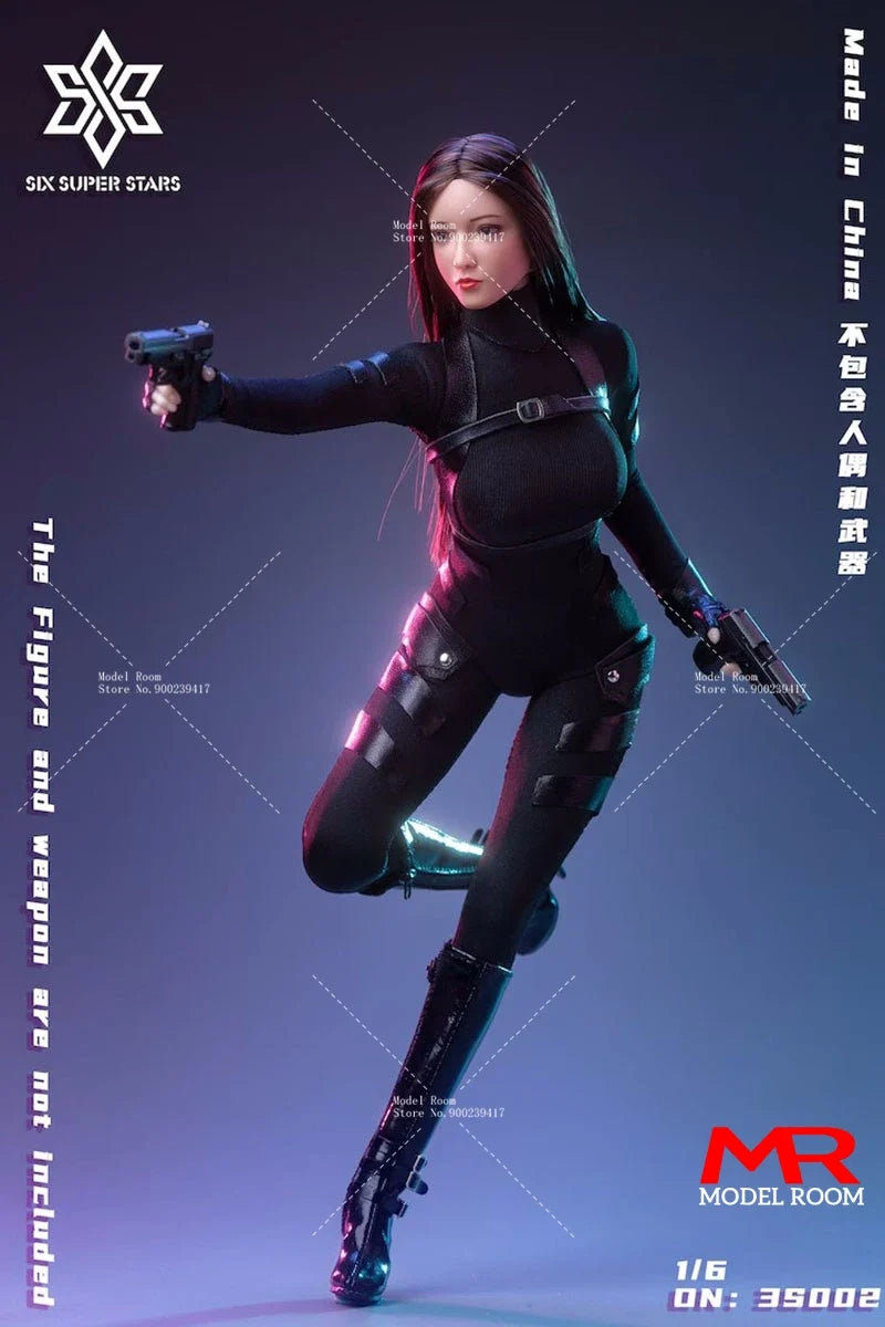 3STOYS 3S001 3S002 1/6 Scale Female Agent Combat Suit Night Walk Suit Clothes Model Fit 12'' TBL 10D Soldier Action Figure Body