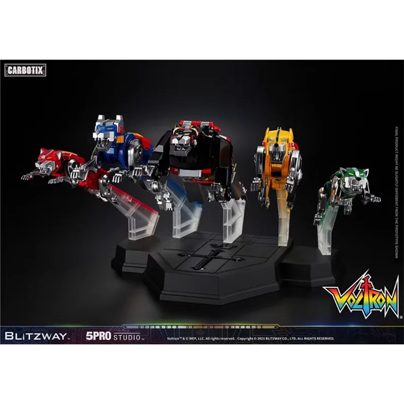 Blitzway x 5PRO STUDIO 5PRO-CA-10401 Voltron God of War King KongM Five Lion Combination Action Figure Model Toys38CM