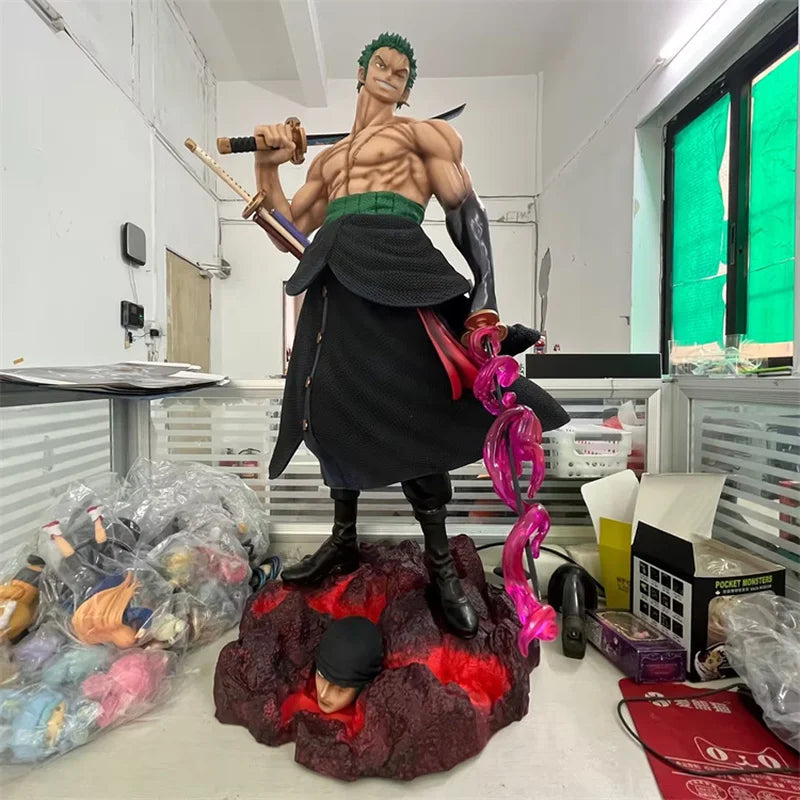 73cm Spot One Piece Gk Platform Club Super-Large Shoulder Knife Thrawn Double-Headed Carving Scene Statue Boxed Hand-Made Model