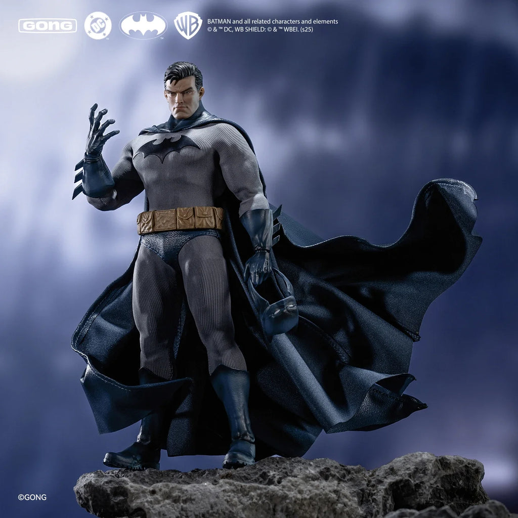 Original Gong Hush Batman Action Figure Batman Cloth Made Anime Figures Tailored Fabric Suit 1/12 Collectible Movable Toy Gift