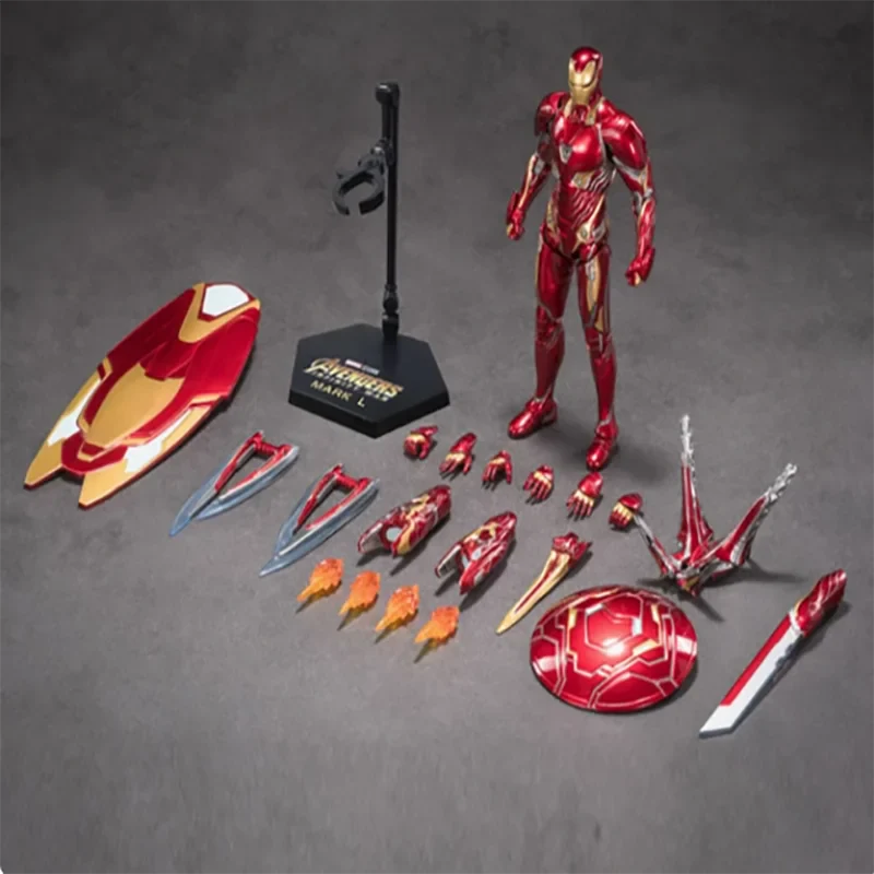 Heißes Marvel Mk50 Iron Man Bewegliches Mechanisches Spielzeugmodell Geschenk für Jungen Geburtstag Sammlerstück Actionfiguren Spielzeug