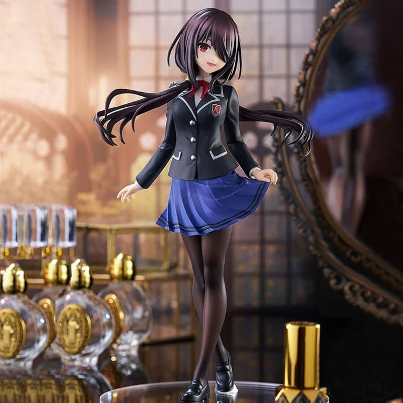 21cm POP UP PARADE Date A Live Kurumi Tokisaki Anime Girl Figure Yoshino Action Figure Tohka Yatogami Figure Model Doll Toy Gift