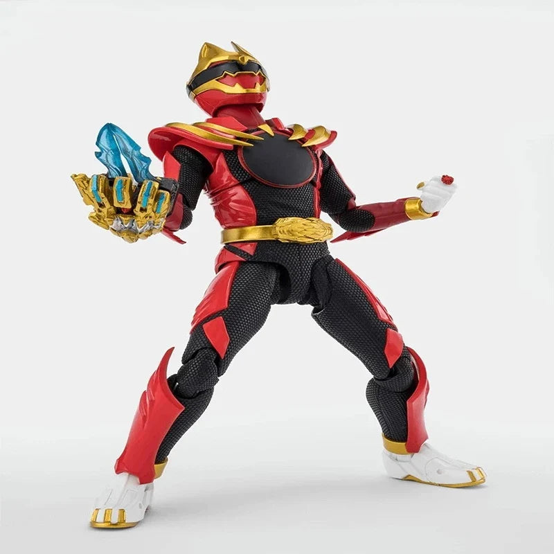 Genuine Bandai No.1 SENTAI GOZYUGER SHF GOZYUWOLF SENTAI RING LIMITED EDITION Anime Action Figures Model Figure Toy Gift for Kid