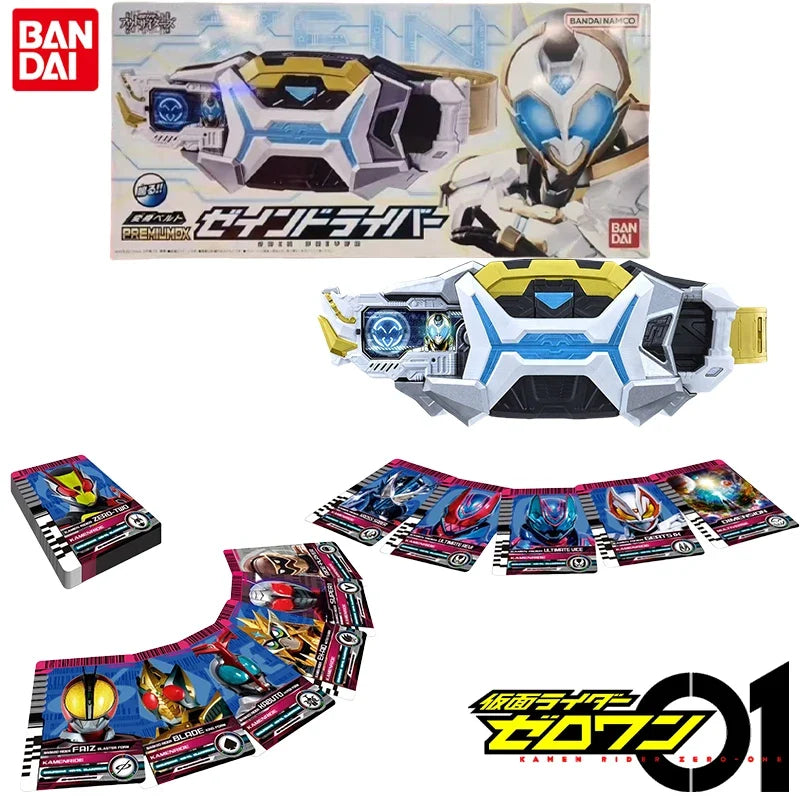 Bandai Genuine PREMIUM DX Kamen Rider Zero-One Anime Figure Zein Driver Action Toys for Kids Christmas Gift Collectible Model