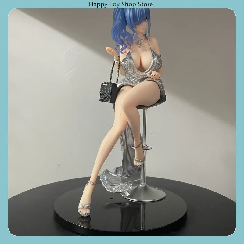 Azur Lane St. Louis Evening Dress Ver. 28cm Sitting Pose Anime Figure Statue Desktop Decoration Gift