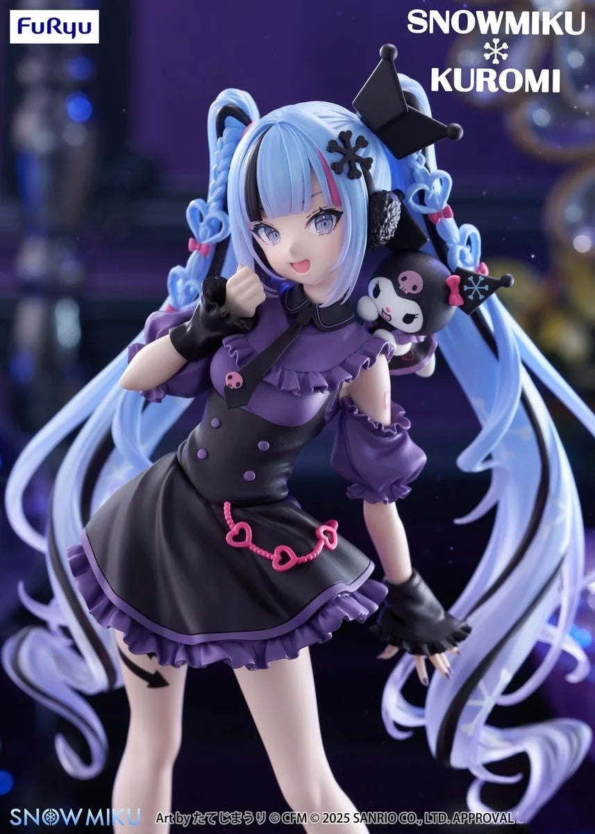 Original FuRyu Trio-Try-iT  TTT Hatsune Miku Action Figure Toys PVC Model Collection Anime Figurine Doll Gift