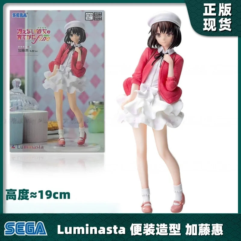 Genuine Sega Luminasta Megumi Kato Casual Wear Prize In Stock From Saekano How To Raise A Boring Girlfriend Anime Statue