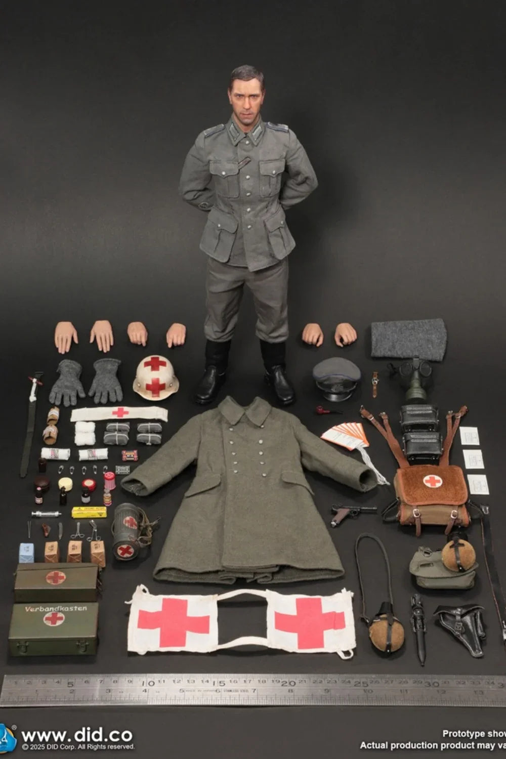 In Stock DID D80183 1/6 Scale The National Defense Medical Corps Reserve Male Officer Full Set For 12inchs Action Figure Model