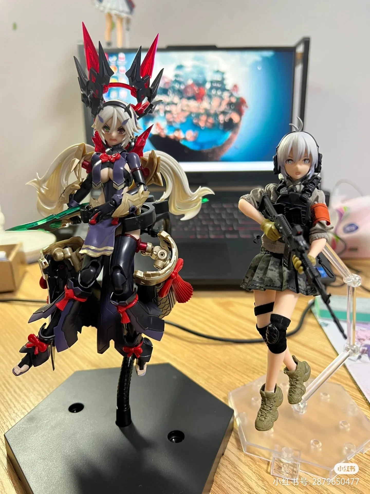 Original Kotobukiya Anime Action Figure Megami Device Auv Susanowo Regalia Assembly Model Kit Collection  Gifts Models Toy Gifts