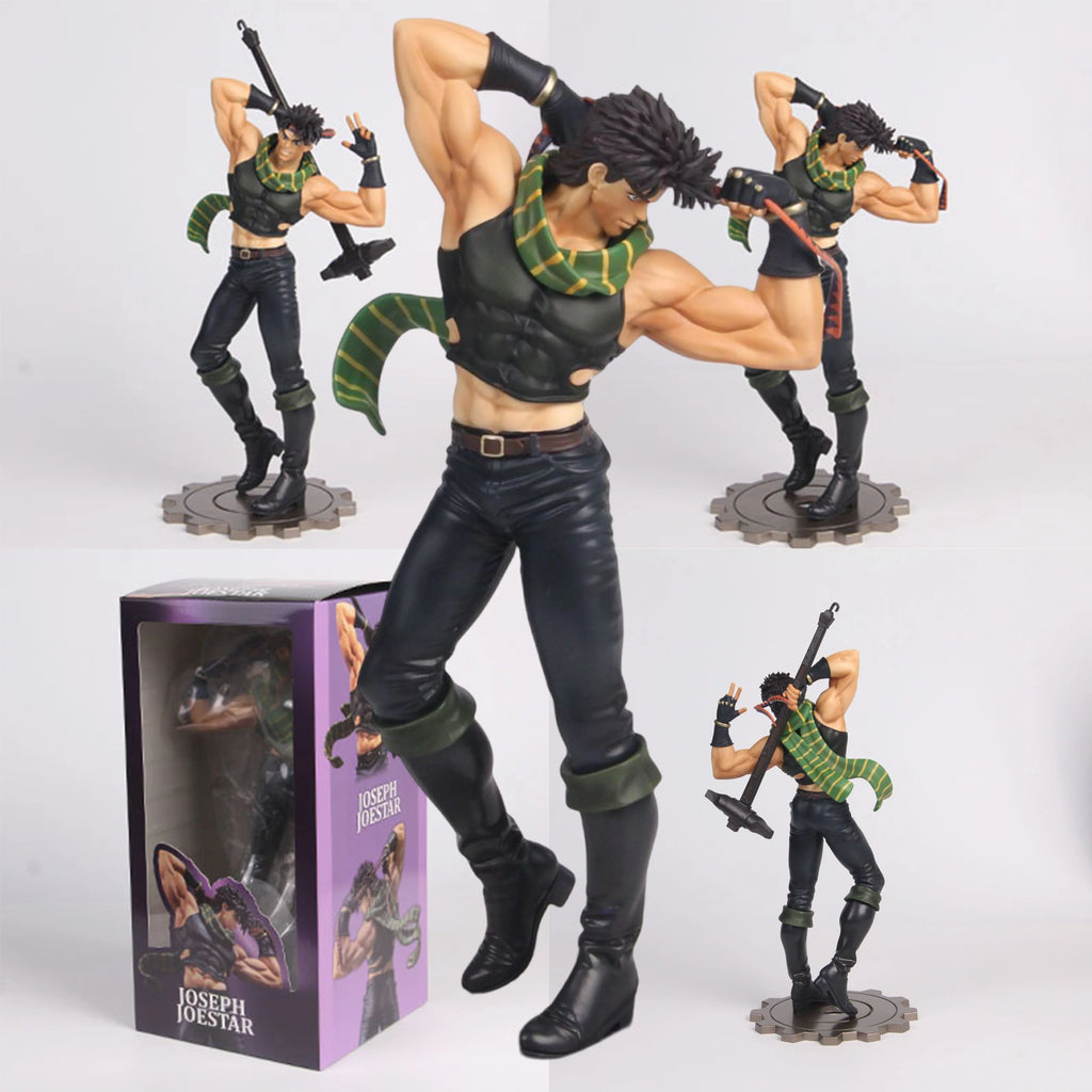30cm Joseph Joestar Figure Bizarre Adventure Figures Desk Decoration Statue Collection Model Dolls Kids Birthday Toy Gifts